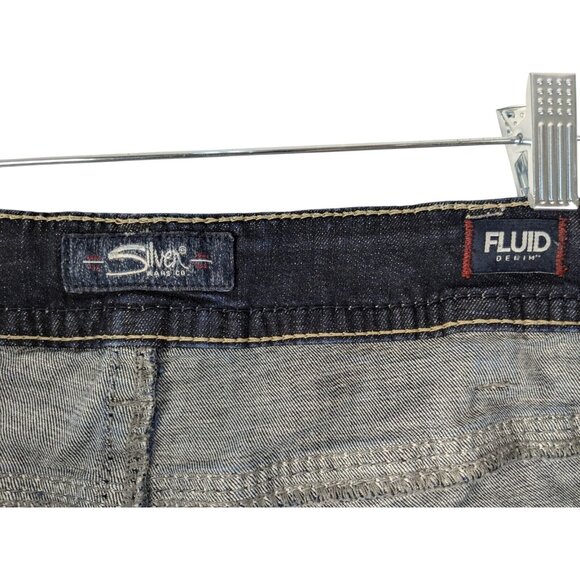 Silver Jeans Suki Mid Slim Bootcut Womens Sz 20/30 Super Stretch Fluid Denim Y2K - Picture 10 of 13